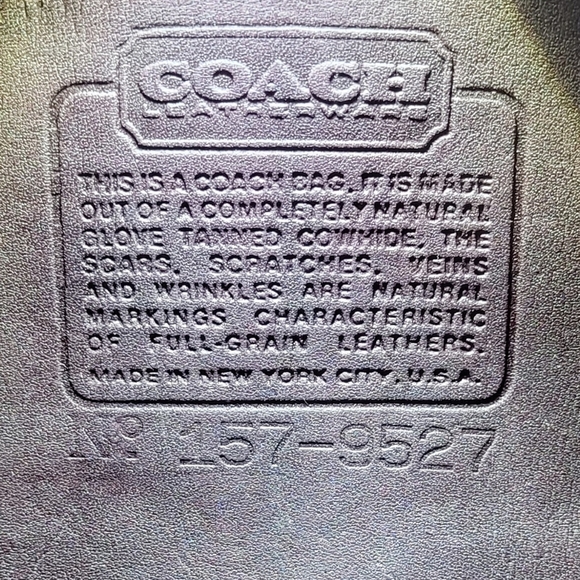 SOLD!!! Burgundy NYC Vintage Coach Convertable Clutch #9635 - Picture 8 of 9